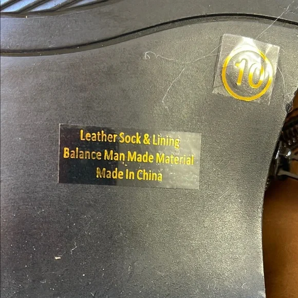 Franco Vanucci Men's Brown Leather Zip and Stretch Chelsea Boots - Picture 7 of 12